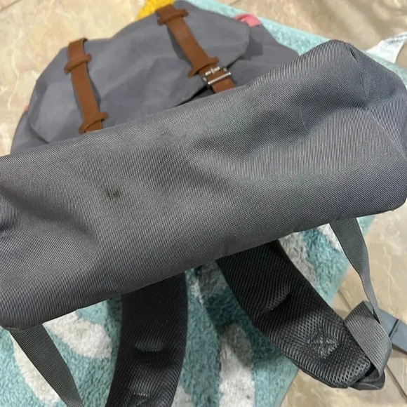 Herschel Supply Company Gray Backpack with Brown Accents - Picture 2 of 4